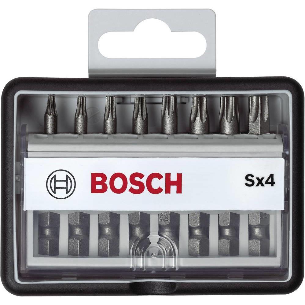 Bosch Professional Zubehör, Bits, 8-tlg. Schrauberbit-Set, Robust Line, Sx PH/PZ, Extra Hard-Ausführung (Kreuz Phillips ...