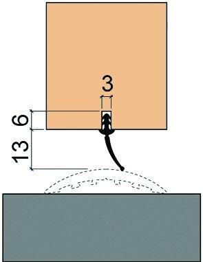 Produktbild Hebgo Schwellendichtungen 656