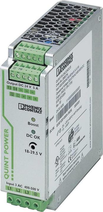 Image du produit Phoenix Contact Alimentation électrique sur rail DIN (DIN-rail