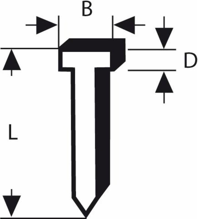 Produktbild Bosch Professional Zubehör Tackerstift Typ 49, 2,8 x 1,65
