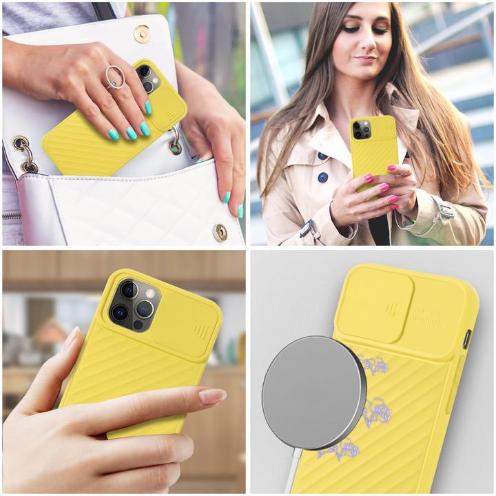 Actual product image Cadorabo TPU cover with camera protection (Apple iPhone 12 Pro Max)