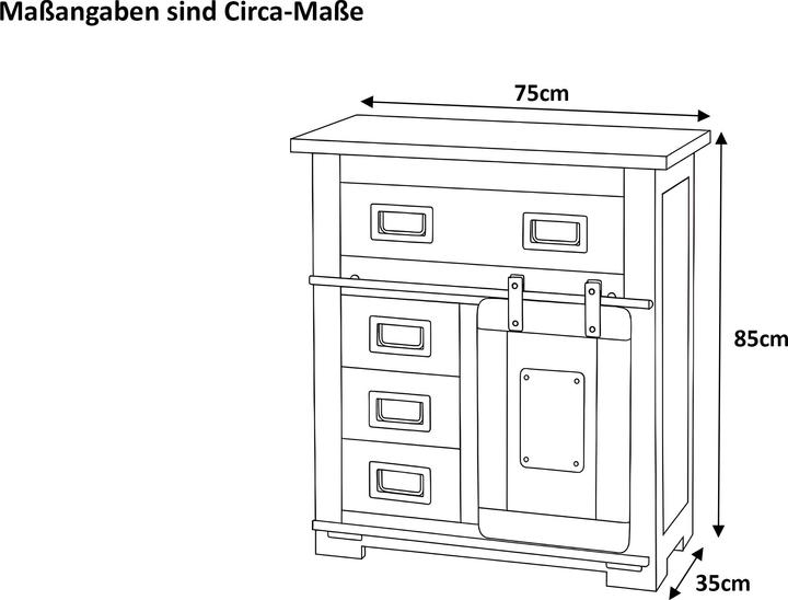 Immagine prodotto SAM Libro (75 x 35 x 85 cm)