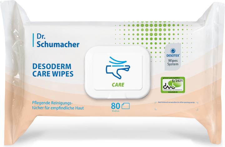 Produktbild Dr. Schumacher Desoderm Care Wipes 18x20cm (80 Stück)
