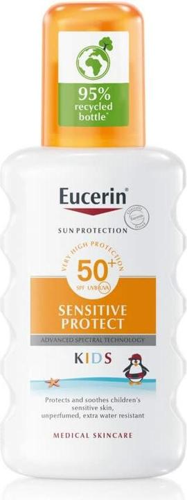 Actual product image Eucerin Sensitive Protect Kids (Sun spray, SPF 50+, 200 ml)