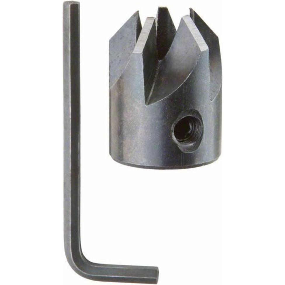 Bosch Professional Zubehör, Bohrereinsatz, Aufstecksenker für Holzspiralbohrer, 10 x 19 mm, M 6 (10 Millimeter)