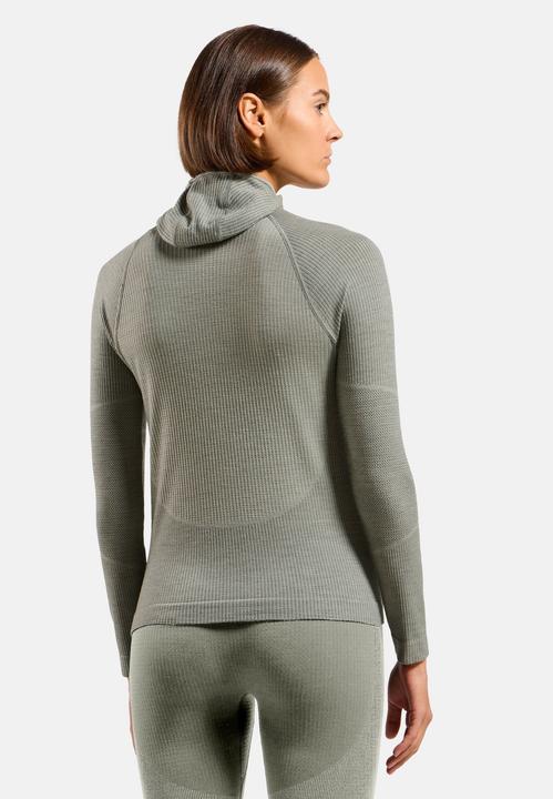 Actual product image Odlo Seamless Performance Wool Funktionsshirt mit Gesichtsschutz (L)
