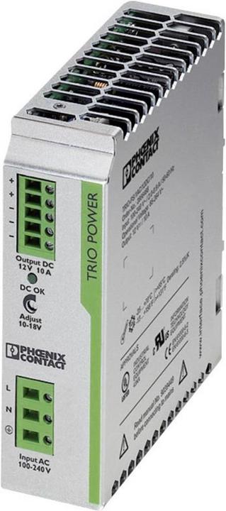 Image du produit Phoenix Contact Bloc d'alimentation sur profilé chapeau (DIN-Rail