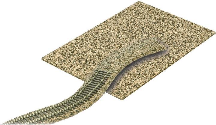 Busch N Schotterbettung 7506 (L x B (Spur N)