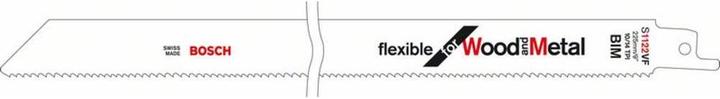 Actual product image Bosch Professional Zubehör Sabre saw blade S 1222 VF, Flexible for Wood and Metal, pack of 2