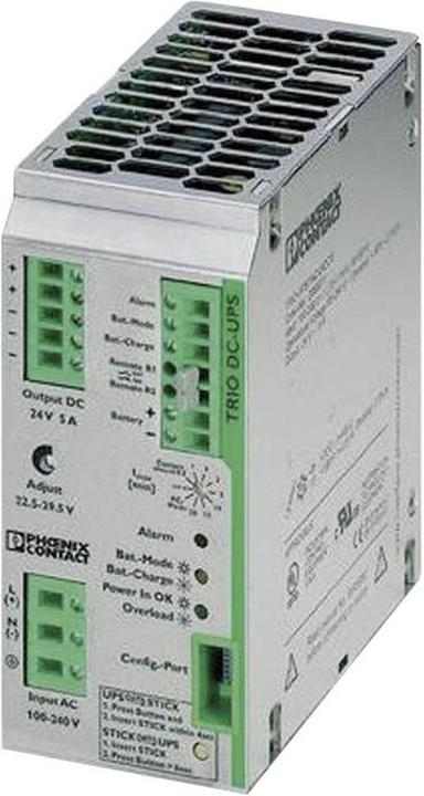 Actual product image Phoenix Contact Industrial UPS system (DIN R (120 VA, 120 W, Online double converter UPS)