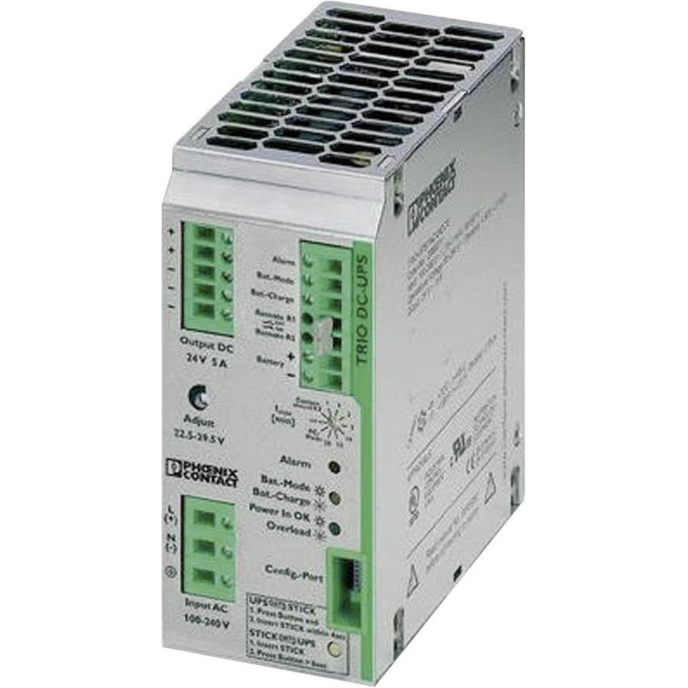 Phoenix Contact Industrielle USV-Anlage (DIN R (120 VA, 120 W, Online-Doppelwandler USV), USV