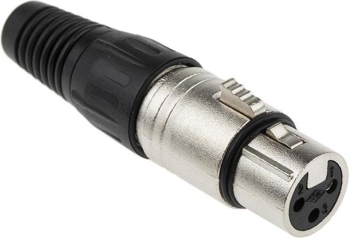 Produktbild RS PRO Kabelbuchse XLR vernickelt 3-polig