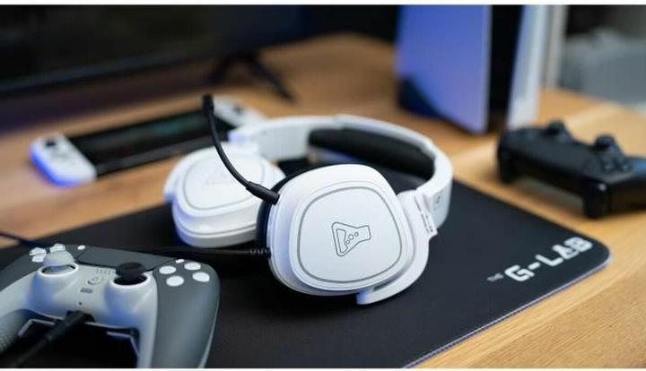 Produktbild The G-Lab Korp Radium - Blanc/Filaire/Stereo (Kabelgebunden)