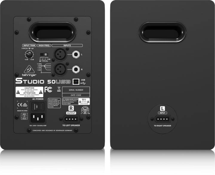 Image du produit Behringer Studio 50USB (Passif, Actif, Couples, 1x 150 W)