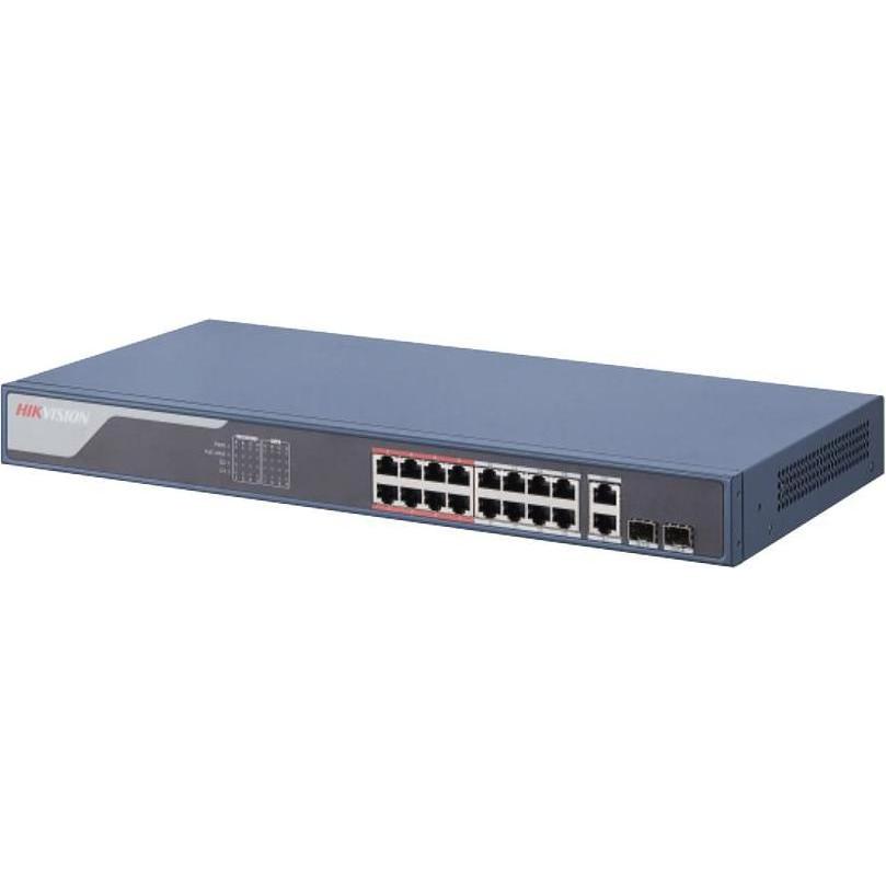 Hikvision DS-3E1318P-SI (16 Ports), Netzwerk Switch