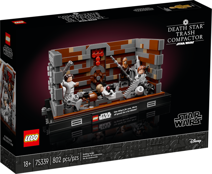 Actual product image LEGO Death Star trash compactor - diorama (75339, LEGO Star Wars)