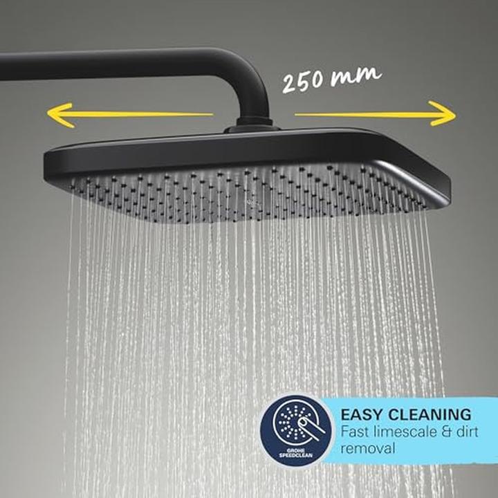 Produktbild Grohe Vitalio Start System 250 Flex Duschsystem mit Umstellung, eckig, Renovierungs-Set, variable Bohrlöch