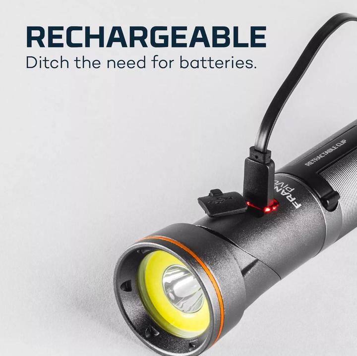 Actual product image Nebo FRANKLIN PIVOT RC LED-Taschenlampe (16.40 cm, 300 lm)