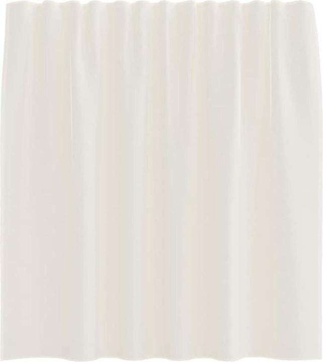 Produktbild VidaXL Voile Vorhänge mit Stangentaschen 2 Stk. Creme (140 x 140 cm)
