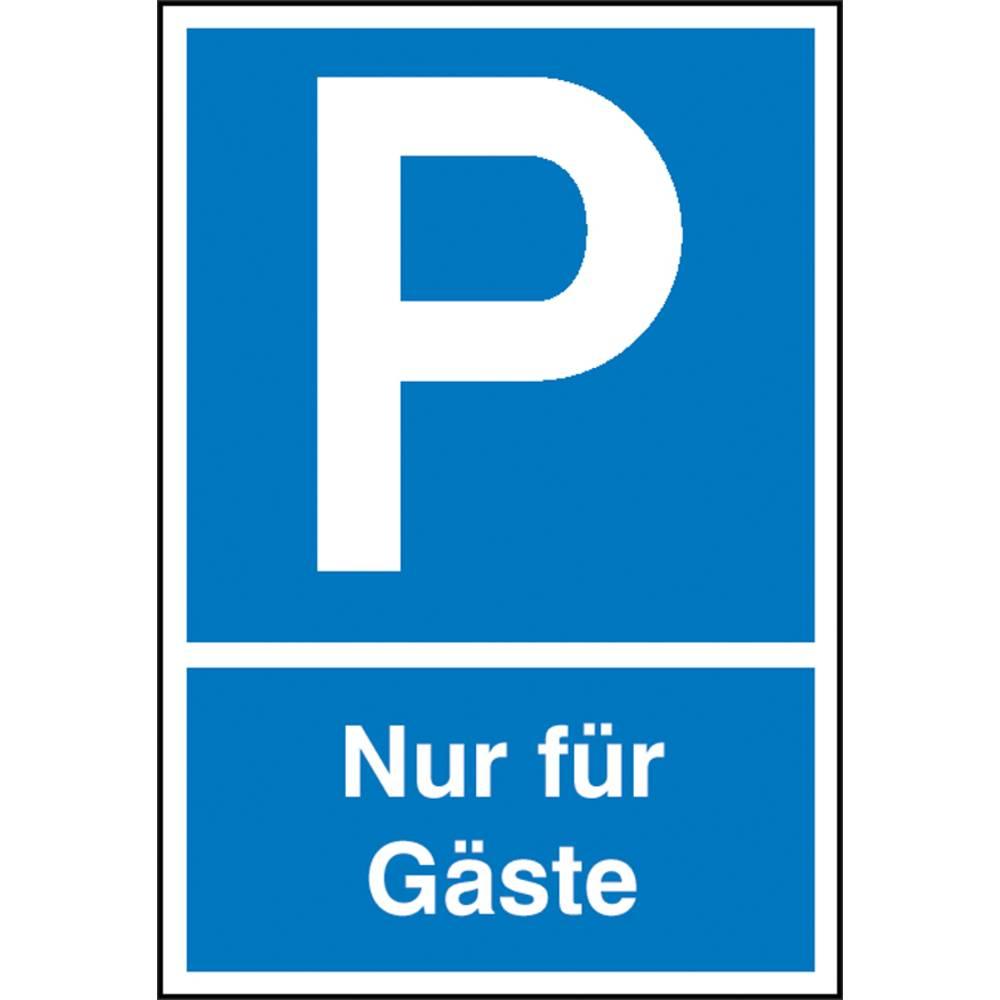 Wolk 41.5119 Parkplatzschild Parkplatz Kunststoff B x H 150 mm 250 1 (41.5119)