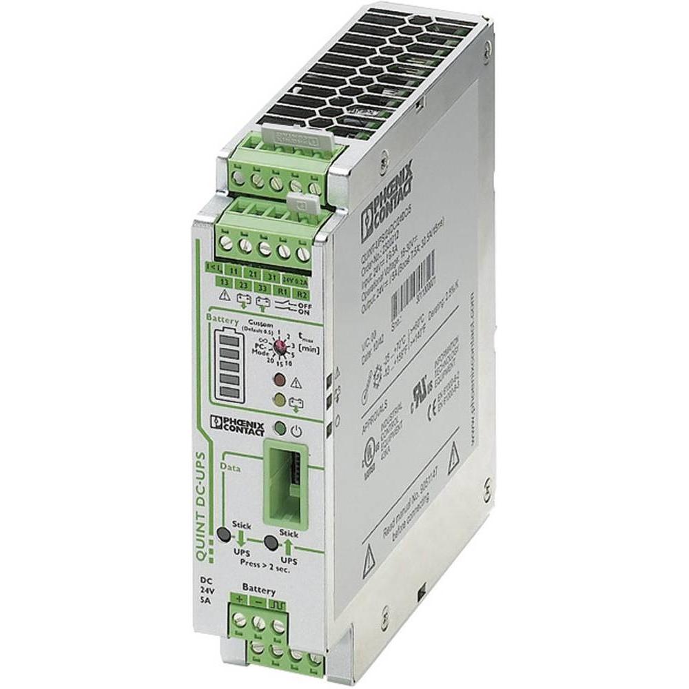 Phoenix Contact Industrielle USV-Anlage (DIN R (120 VA, 120 W, Online-Doppelwandler USV), USV