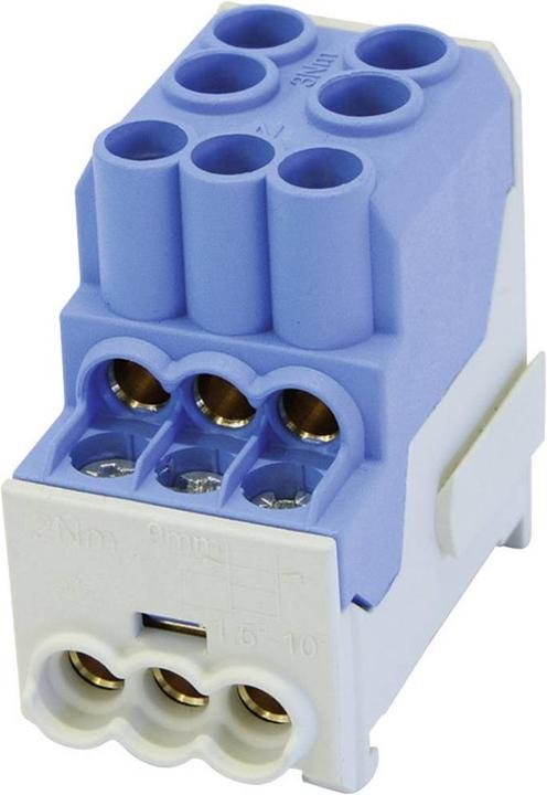 Produktbild Hora eTec Unterverteilerblock Blau 1poli