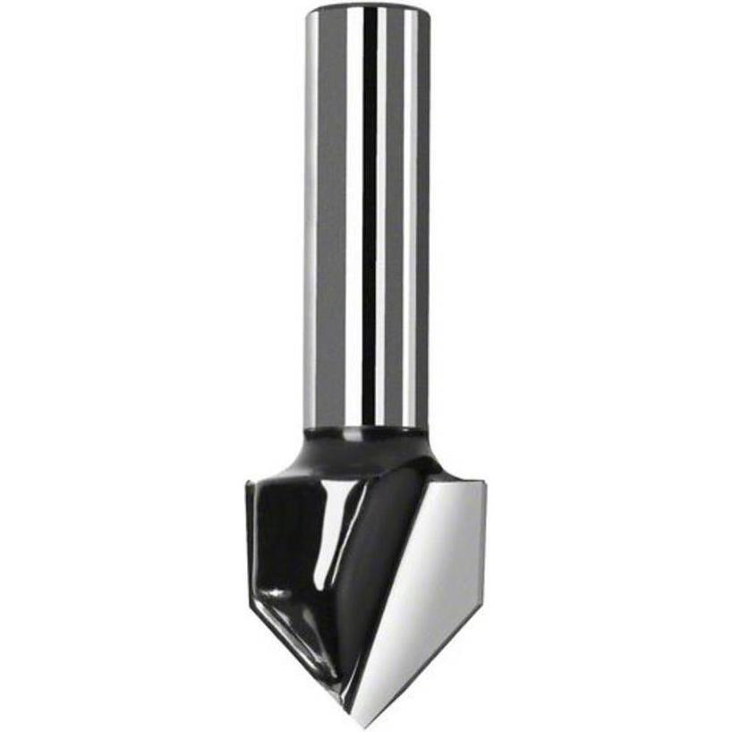 Bosch Professional Zubehör, Fräser, V-Nutfräser, 8 mm, D1 11 mm, L 14 mm, G 45 mm, 60°
