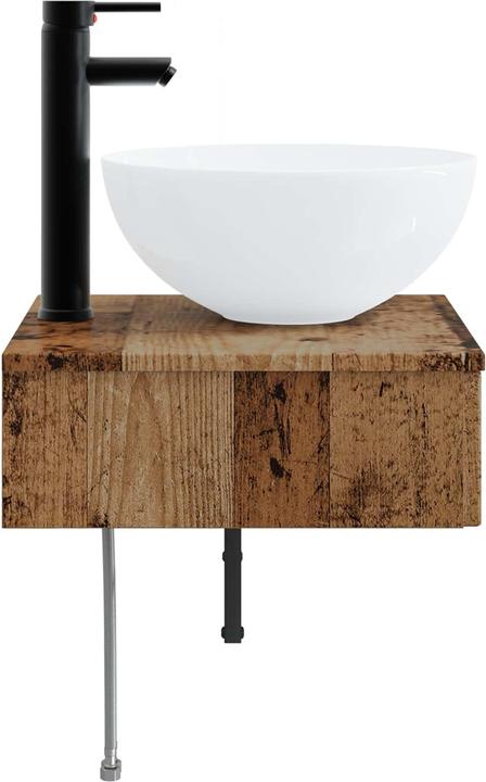 Actual product image vidaXL Wandmontiertes Waschbecken (405 mm, 410 mm)