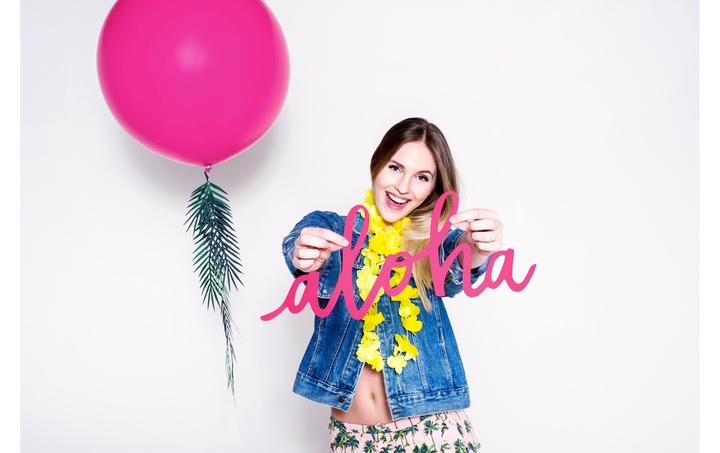 Produktbild Partydeco Blättergirlande Tropical