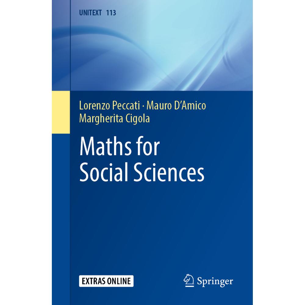 Peccati:Mathematics for Social Sciences, Fachbücher von Margherita Cigola, Lorenzo Peccati, Mauro D'Amico