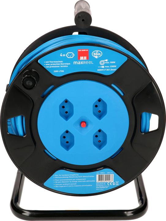 Actual product image Max Hauri maxReeL 4x type 13, H05VV-F3G1.5 (50 m, 1.50 mm²)