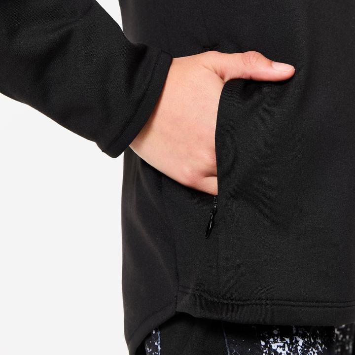 Actual product image Decathlon Jacket girls waisted polyester (170)