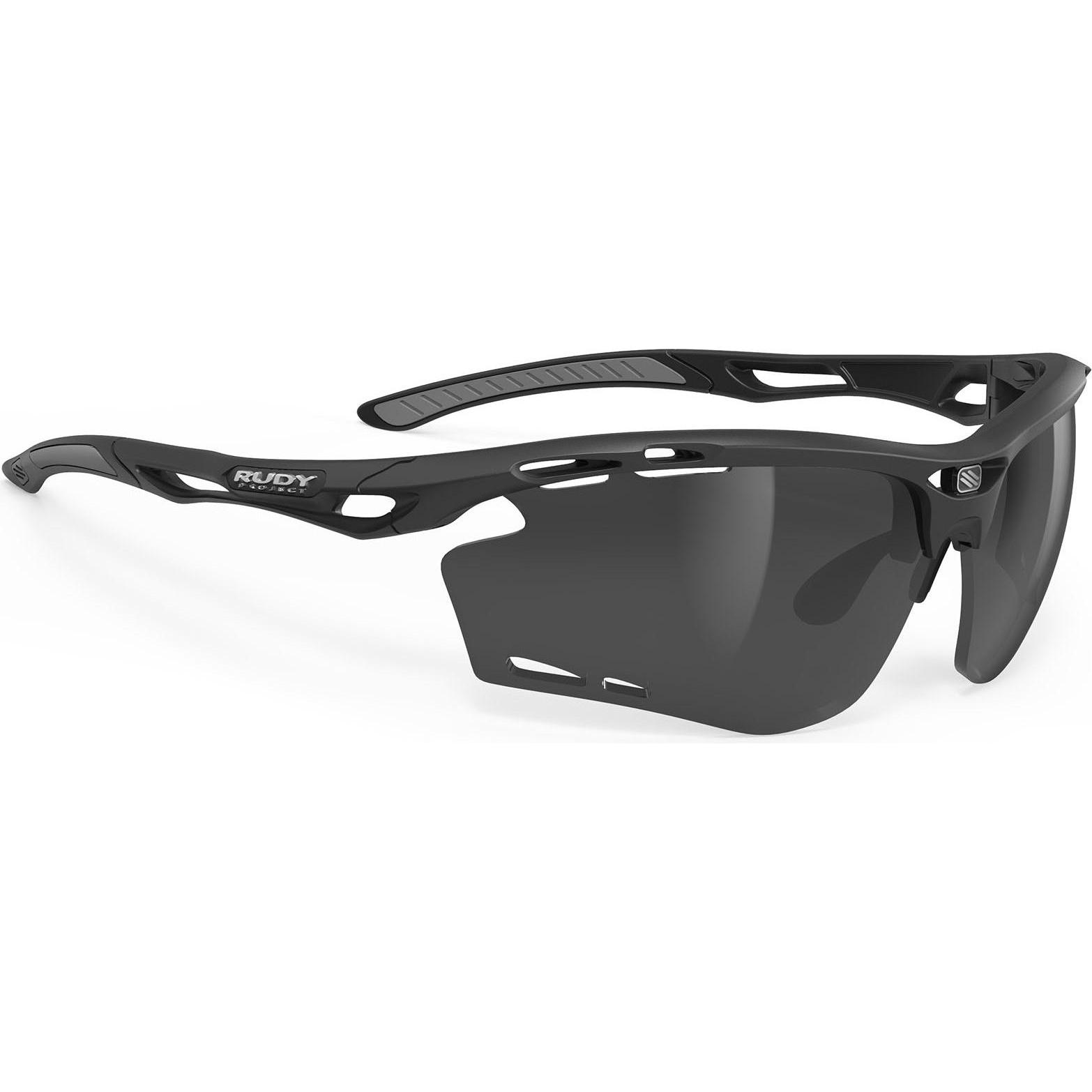 Rudy Project, Herren, Sportbrille, Propulse Brille (Matte Black, Smoke), Schwarz