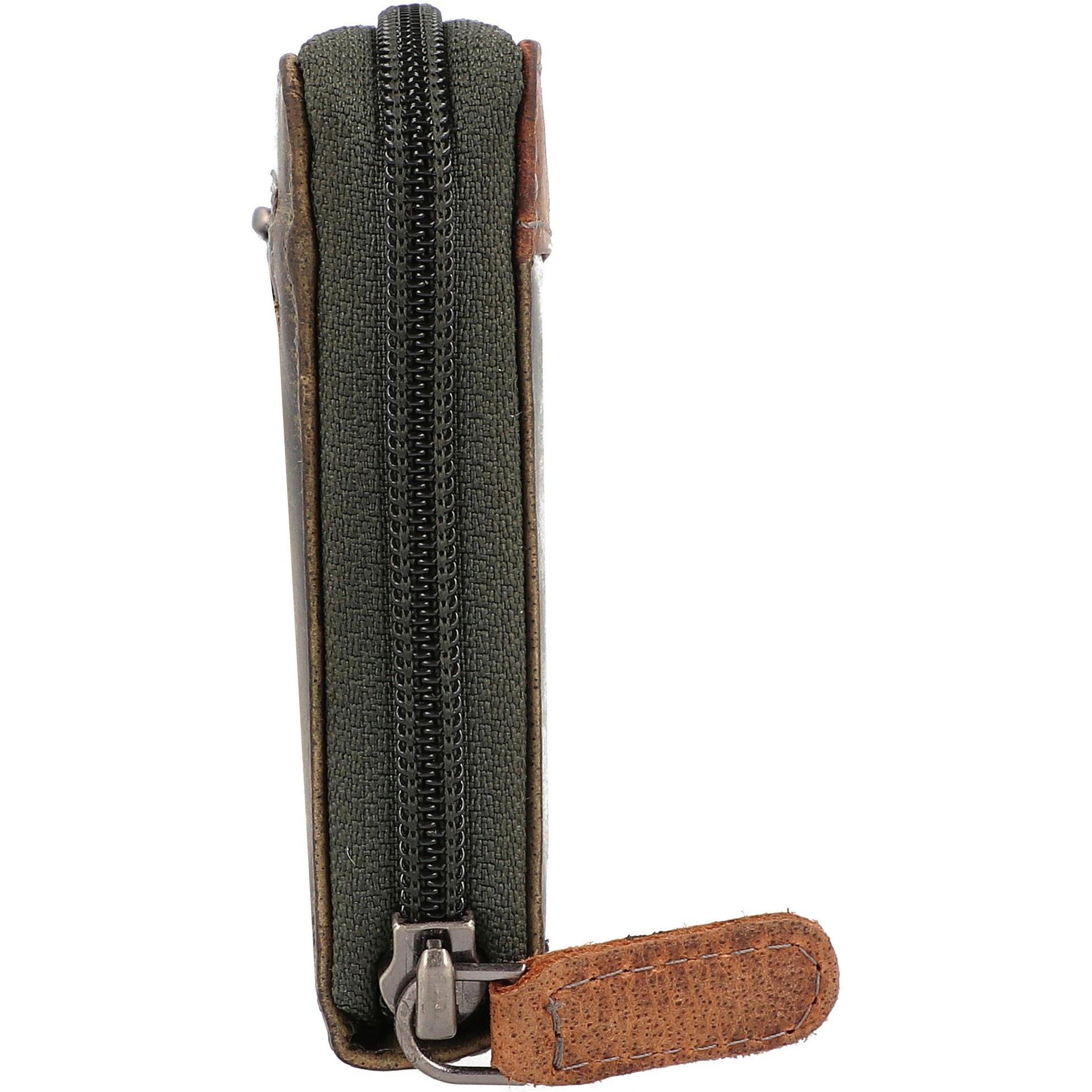 Thumbnail - Billy the Kid, Damen, Portemonnaie, Hunter Geldbörse RFID Leder 19 cm, Grün