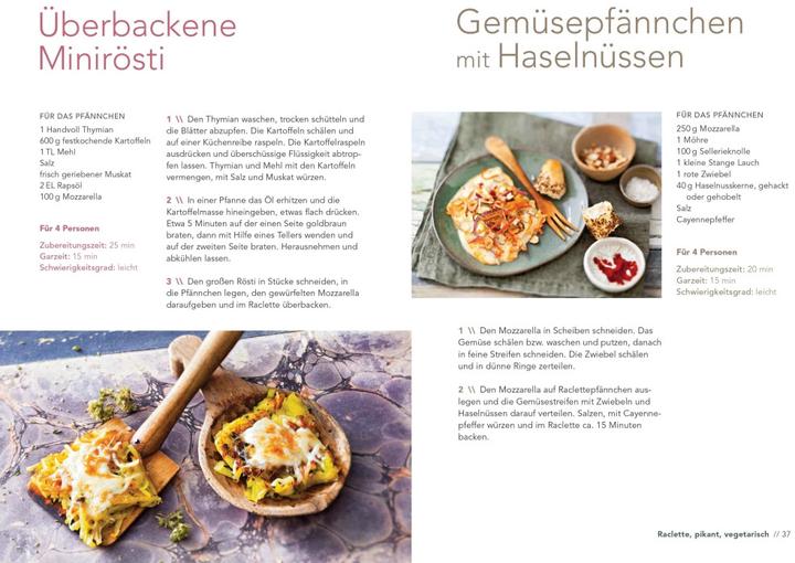 Produktbild Raclette - Die besten Rezepte (Deutsch, Carina Mira, 2016)