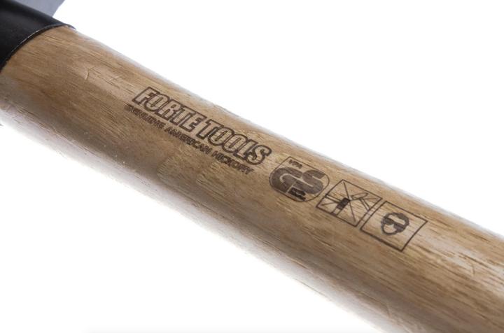 Actual product image Forte tools Locksmith's hammer with wooden handle, 2000 g head weight, hammer with wooden handle, premium tool (2098 g)