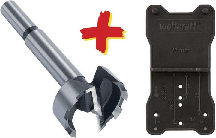 Produktbild wolfcraft 1 Forstnerbohrer-Set 2-tlg. ø35mm (35 mm)