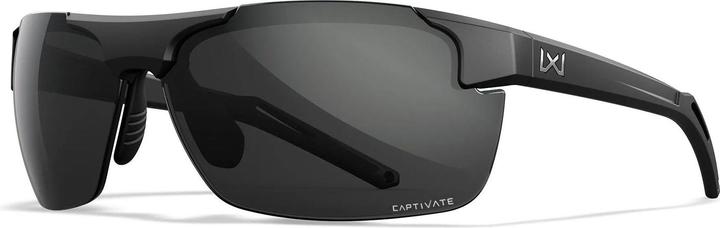 Image du produit Wiley X WX PRIME Lenses: CAPTIVATE™ grey, Frame: matte black (Noir mat, CAPTIVATE™ gris)