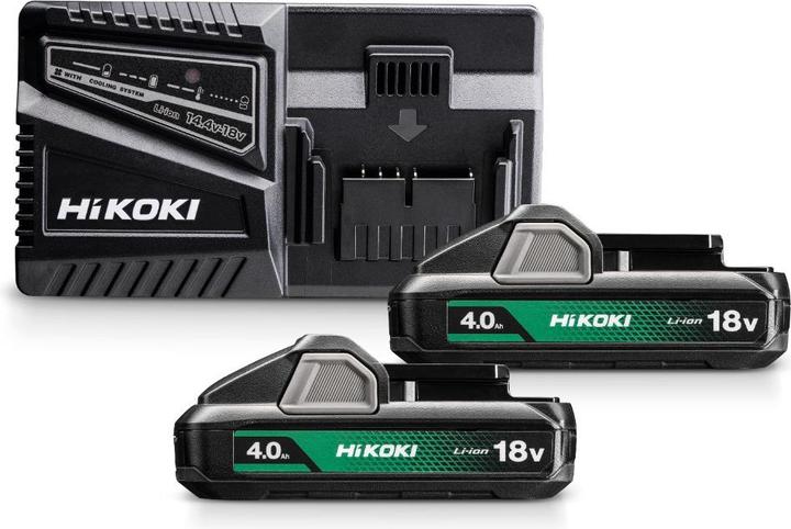 Productafbeelding Hitachi HIKOKI ACCUMULATOR BSL1840M x2 4.0Ah +ŁADOWARKA UC18YFSL (18 V)