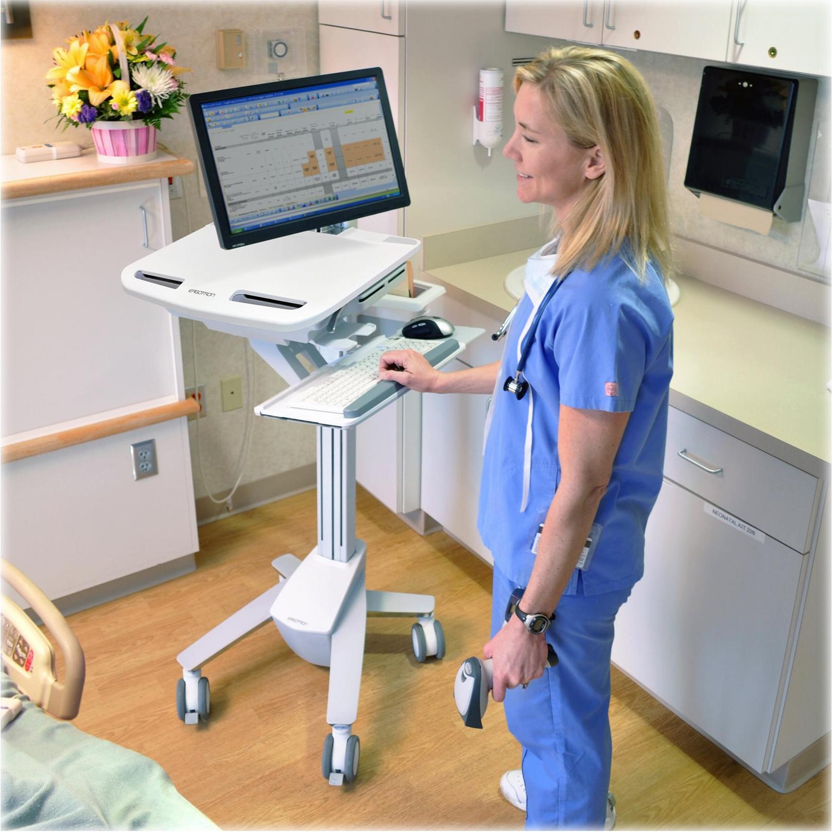 Thumbnail - Ergotron SV41 LCD ARM, Monitor Erhöhung, Grau