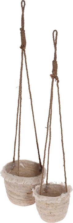 Actual product image Casativo Hanging flower pots made of seagrass, set of 2