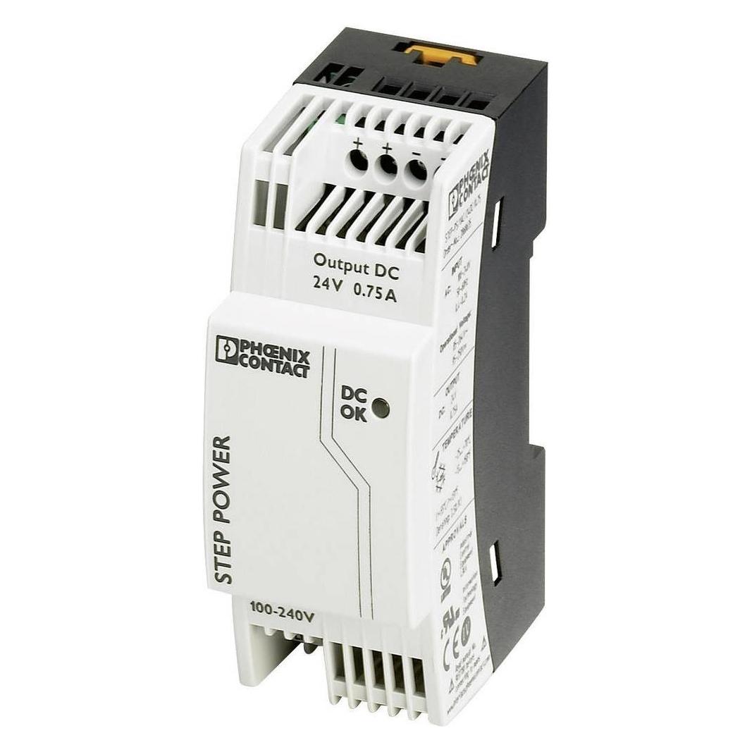 Phoenix Contact, Mobiele stroomverdelers, Top-rail voedingseenheid (DIN-rail)