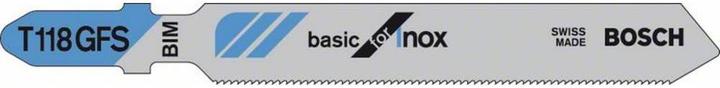 Produktbild Bosch Professional Zubehör PRO Stainless Steel T118GFS Stichsägeblatt, 83 mm, 5-tlg.