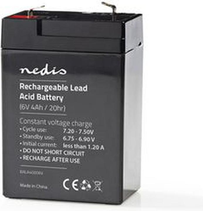 Produktbild Nedis Wiederaufladbarer Blei-Akku, 6 V, 4500 mAh (1 Stk., Akku)