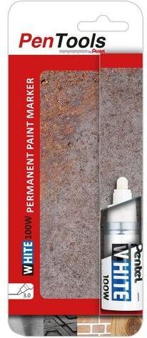 Produktbild Pentel Permanent-Marker X100W, Rundspitze, weiá (Wei�, 3 mm, 1 x)