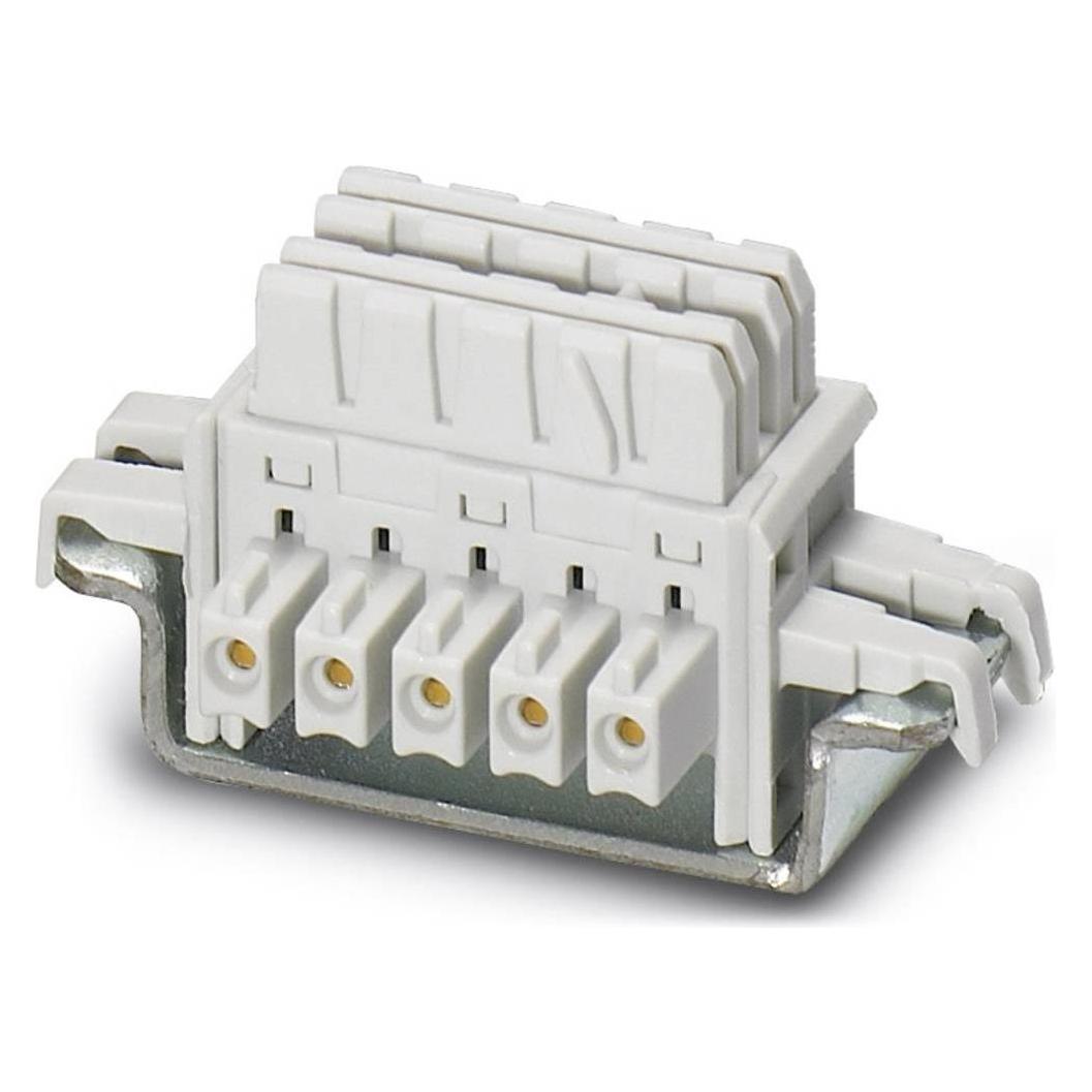 Phoenix Contact Tragschienenverbinder ME 6,2 T, Elektronikkabel + Stecker, Grau