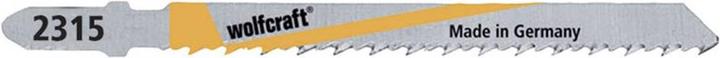 Produktbild wolfcraft 5 Stichsägeblätter HSS L=100mm T-Schaft