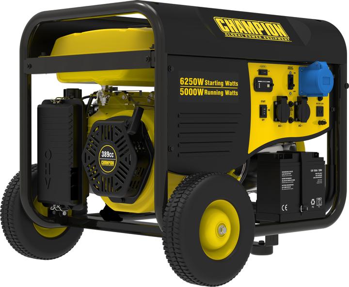 Champion Power Equipment Power generator petrol 5500 watt+remote control, 25 l tank (5000 W, 25 l)
