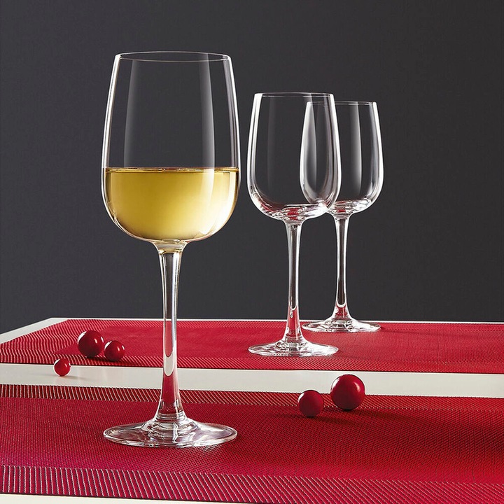 Actual product image Luminarc Versailles (36 cl, 6 Glasses, Red wine glasses, White wine glasses)