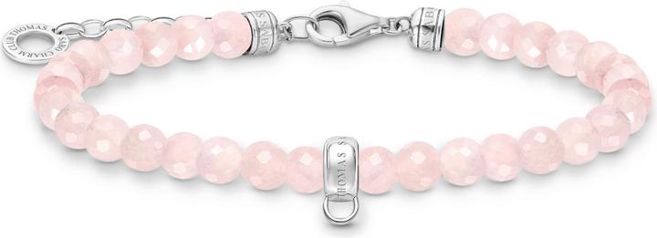 Immagine prodotto Thomas Sabo Bracciale con perline rosa (19 cm, Argento 925)